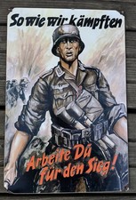 WW2 German Propaganda Poster Reproduction Metal Sign Wall Art