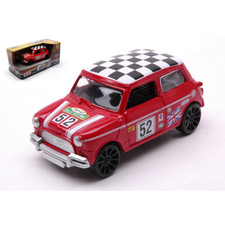 MORRIS MINI COOPER N.52 1965 GT RACING RED 1:43 Motormax Auto Competition Model