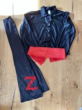 Halloween Costume Accessory Children Kids Boy Black Knight Hero Zorro-10/12 Year