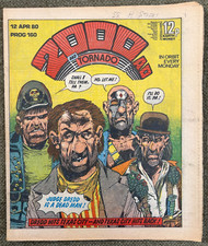 ? 2000AD Prog 160 (1980) Angel Gang 1st Cover App Judge Dredd Key Issue UK