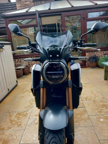 Motorcycle grey windscreen - grey,