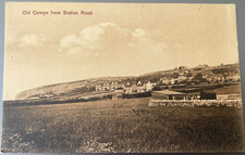 OLD COLWYN FROM STATION ROAD C1910 W DAVIES OLD COLWYN POSTCARD