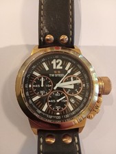 CEO Chronograph Men's Rose Gold TW Steel Watch CE1023R 46mm