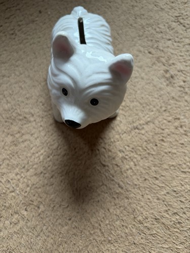 Scottie dog ornament piggy - dog,