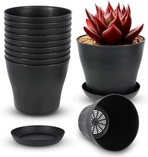 Indoor Plant Pots with Saucers
