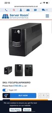 Tecnoware Uninterruptible Power Supply FGCERAPL802SCH Era Plus 800 Black