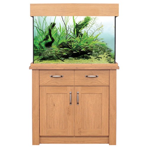 Oak style aquarium - aquarium, &