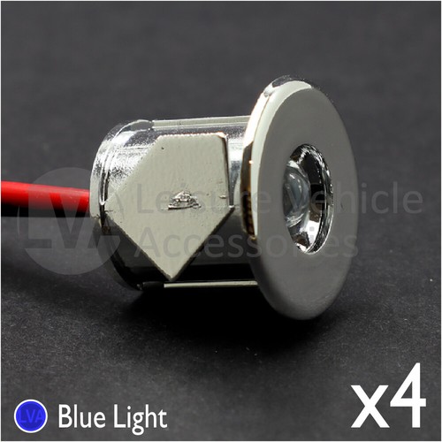 12v blue light mini spotlight - blue,