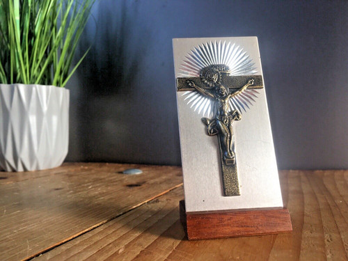 Mid century aluminium - mid, teak
