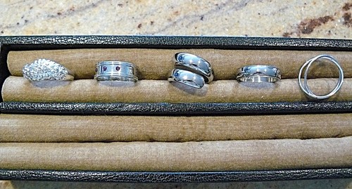 Job lot fidget rings - rings, incl