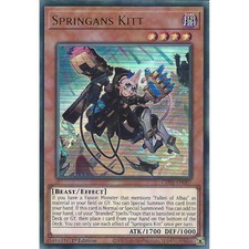 CH01-EN007 Springans Kitt : Ultra Rare Card : 1st Edition YuGiOh TCG