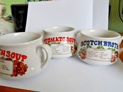 Vintage soup recipe - vintage,