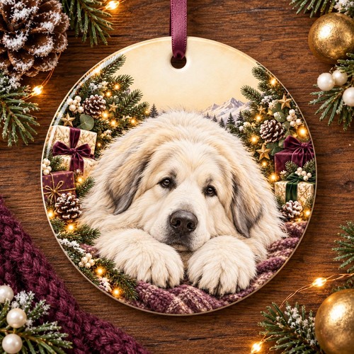 Pyrenean mountain dog - mountain,