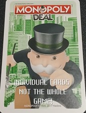 Individual Monopoly Deal 2017 Cards