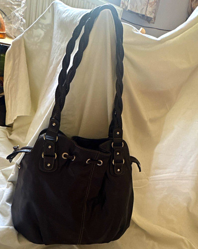 Rosetti brown leather shoulder - brown,