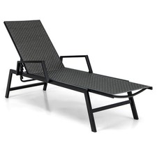 Costway wicker outdoor chaise - outdoor,