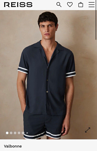 Reiss valbonne men navy - valbonne,