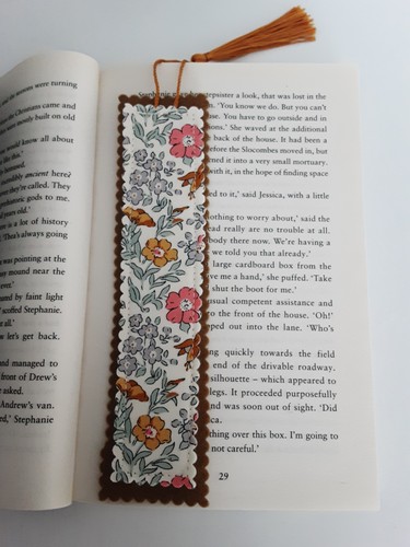 Liberty london fabric bookmark - liberty,