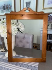 Large 1920s Antique Wooden Mirror Frame Wood Vintage Shabby Chic #cottagecore
