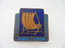 Butlins Clacton 1961 Holiday Badge