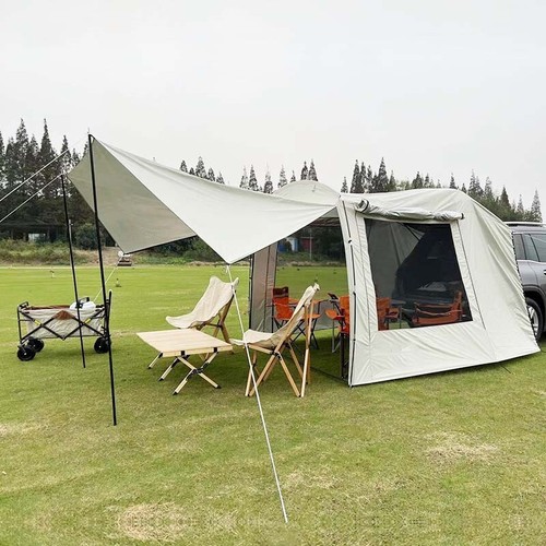Car trunk tent camping shelter - trunk,