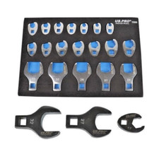 19pc Crow Foot Spanner Set