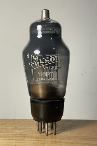 Cossor 41mpt pentode valve - pentode,