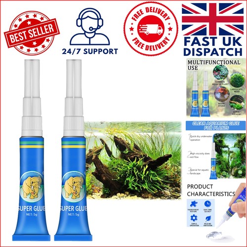 2pcs clear aquarium glue - aquarium,