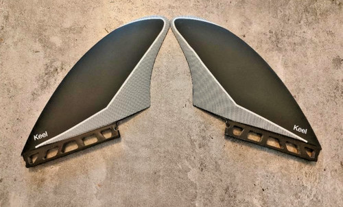 Surfboard fin twin keel - surfboard,