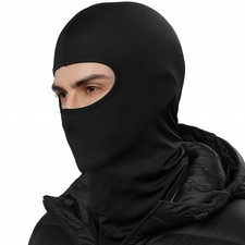 Ski Mask Shiesty Balaclava Neck Warmer Black Motorbike Cycling Lightweight Run