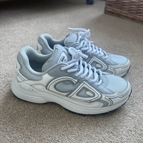Dior b30 grey white lace - grey/white, lace-up