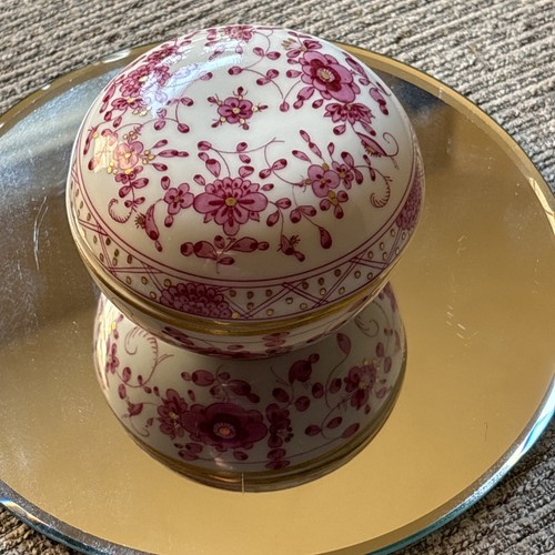 Meissen pink indian flowers - meissen,