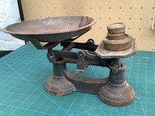 Antique Cast Iron Weighing