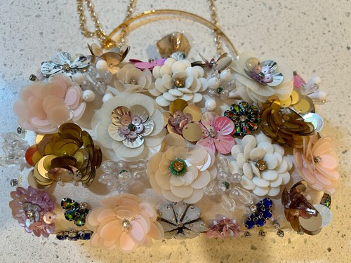Floral embellished evening - 3d,