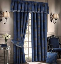 COMO 66" x 90" CHENILLE NAVY