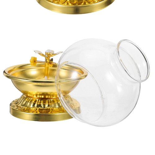 Hurricane oil lamp lotus - oil,