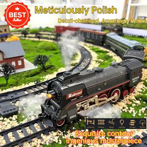 Steam train around tree - tree, sound