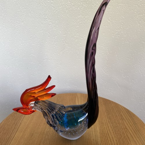 Vintage glass cockrel - vintage,