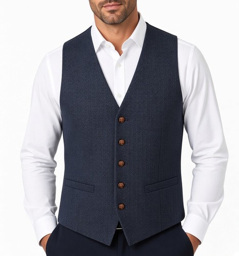 Mens navy blue - mens, herringbone