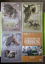 Horse racing DVDs Sir Ivor Mill Reef Nijinsky The Jumps 1900-2006