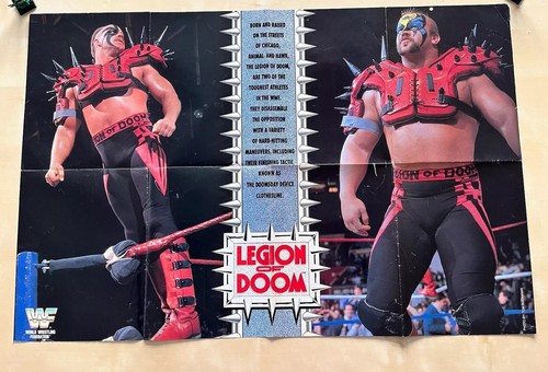 Vintage wwf poster legion - wwf,