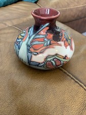 A Moorcroft Large Squat Vase