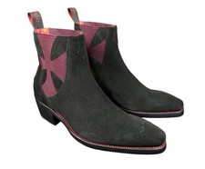 JEFFERY-WEST Black Suede REBEL