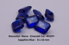 SAPPHIRE BLUE NANO EMERALD CUT