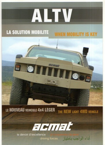 Acmat altv 4x4 military - acmat,