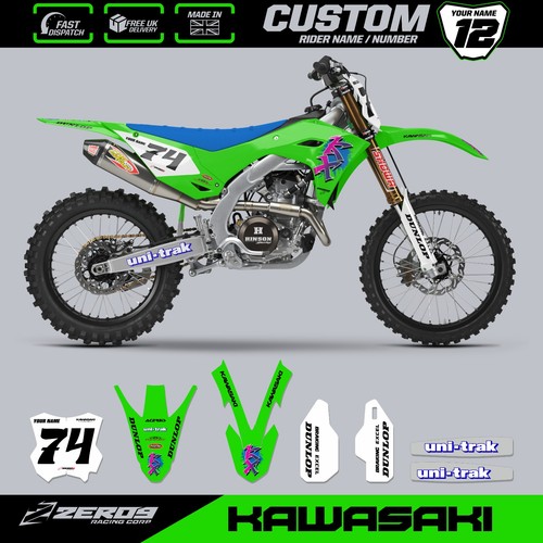 Kawasaki motocross graphics - kawasaki,