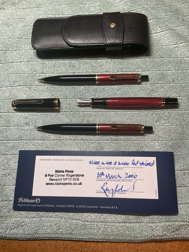 Pelikan 400 trio black - pelikan, red