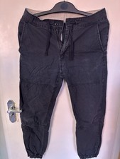 Carhartt Men's Long Marshall Joggers Size Small Black Faded