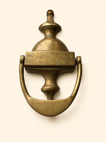 Vintage solid brass door - solid,