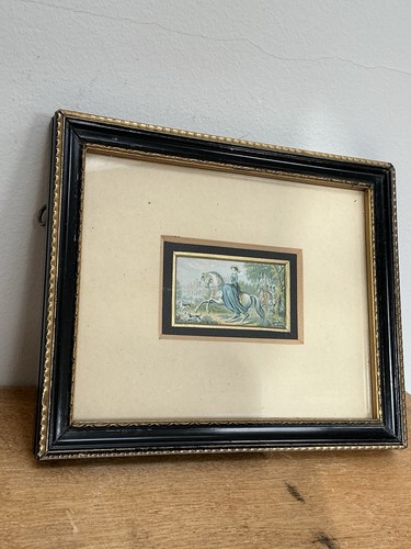 George baxter needlebox framed - needlebox,